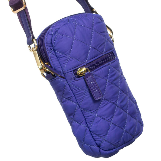 Alyssa Nylon Quilted Phone Case - MiamiLeathers.com