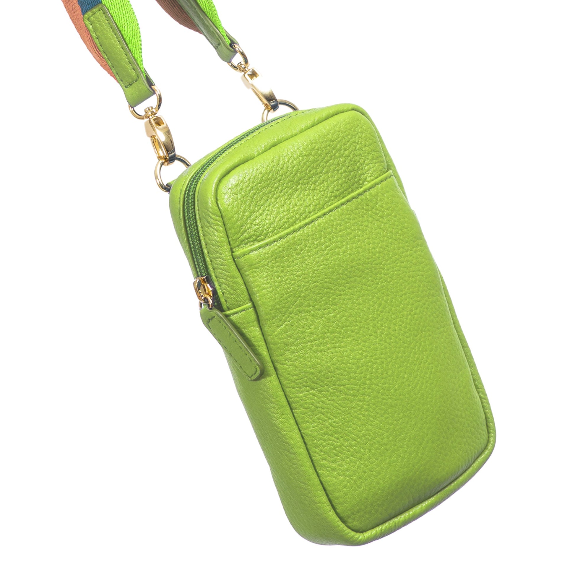 Sophia Full Grain Leather Phone Bag - leathersilkmore.com