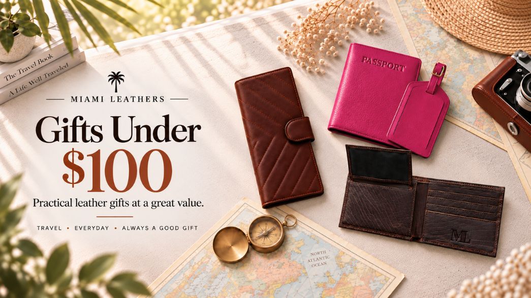 Leather gifts Under $100