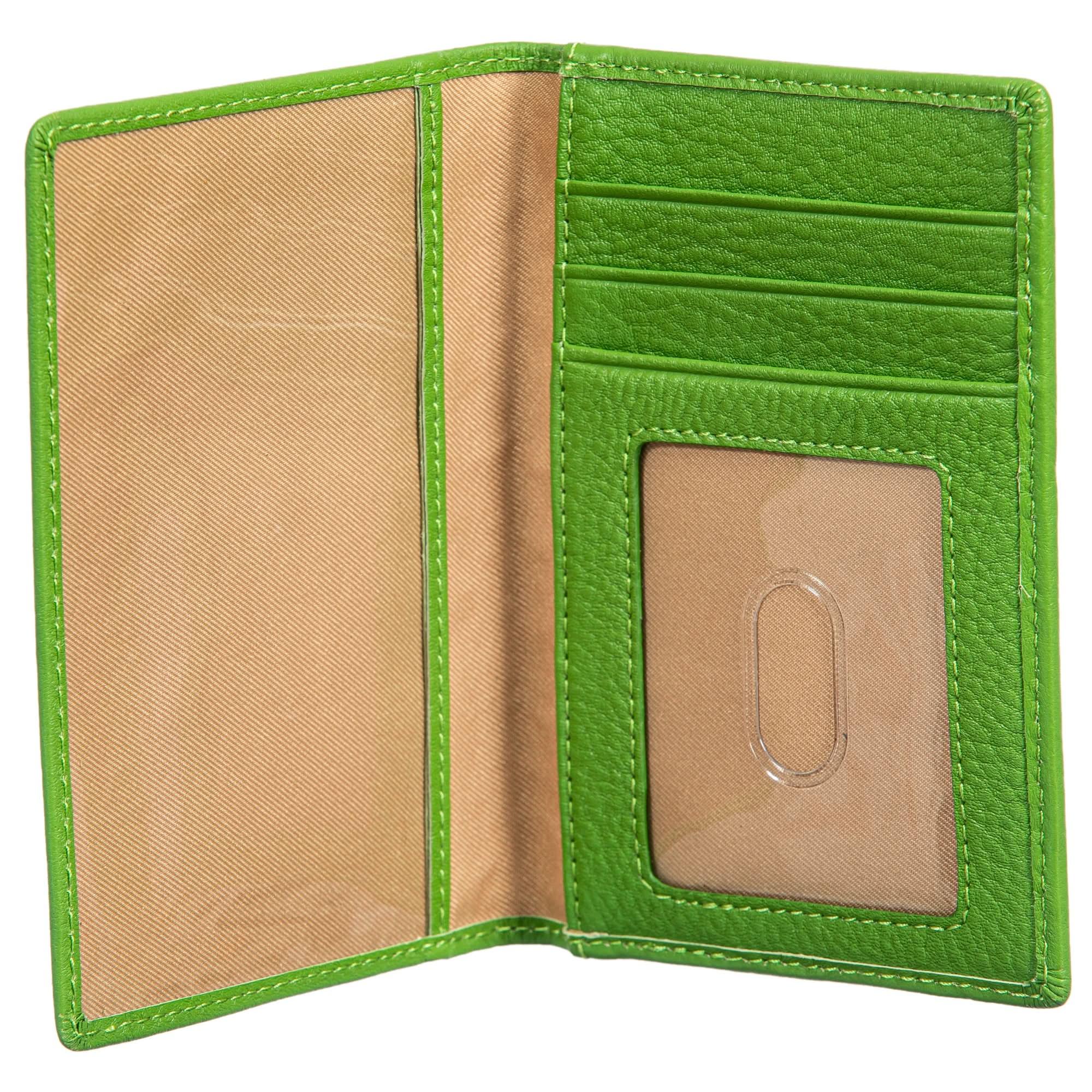 Sophia Full-Grain Leather Passport Cover with Card Slots & ID Window Leather Passport Cover card-slots full-grain-leather Leather leather-passport-cover Passport Passport Cover Sophia Leather travel-accessories vt