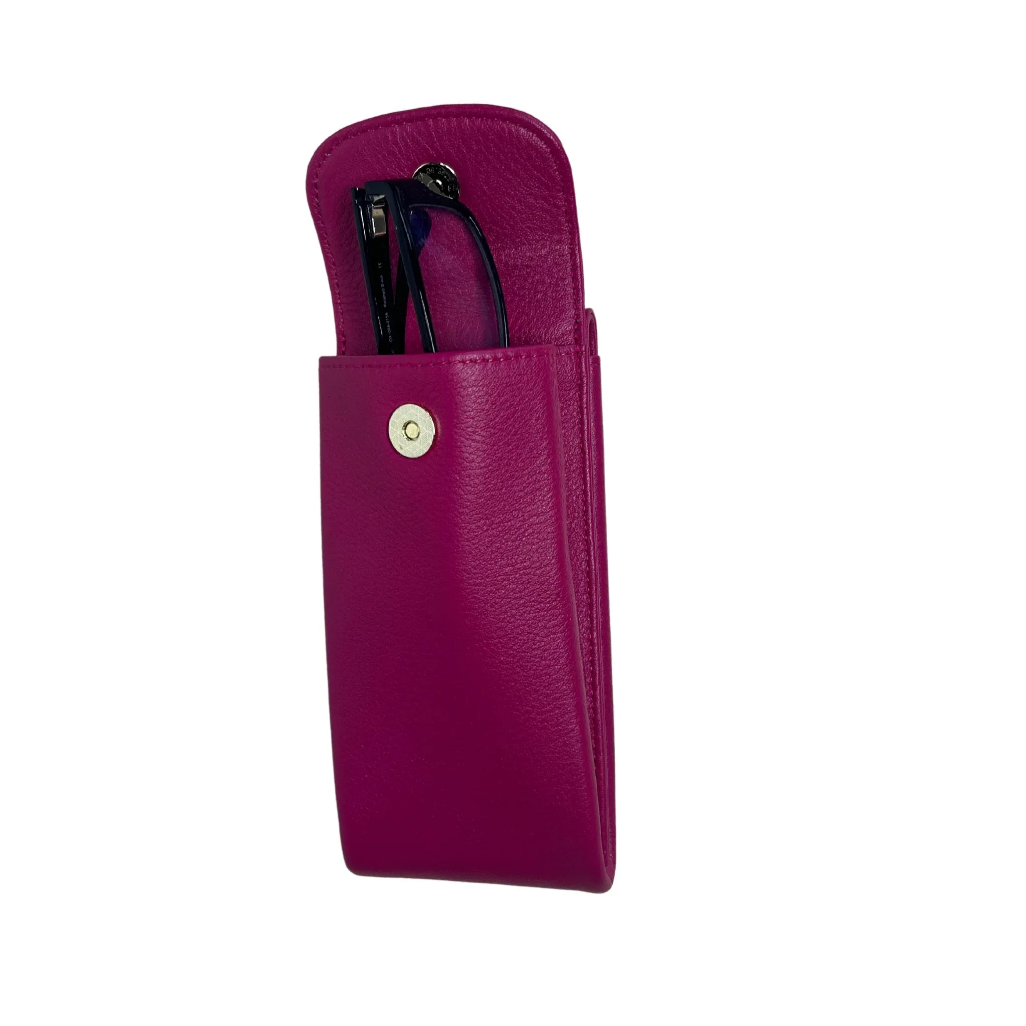 Sophia Full-Grain Leather Double Eyeglass Case – Travel Glasses & Sunglasses Holder leather eyeglass case double eyeglass case Father's Day gift full grain leather accessory gift for dad gift for mom grandparent gift Leather leather eyeglass case leather glasses case Mother's Day gift reading glasses case Sophia Leather sunglasses case teacher gift travel accessory travel glasses organizer