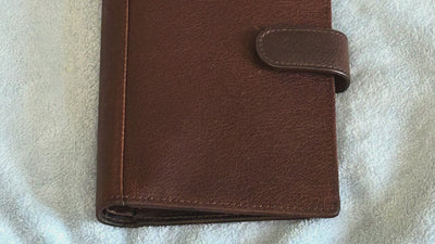 Cambridge Full-Grain Leather Passport Wallet – RFID Travel Organizer Video